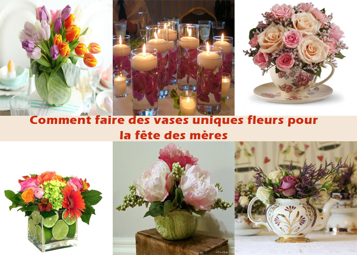 Comment faire des vases uniques fleurs pour la fête des mères - Qfleurs