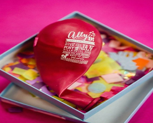 Ballons sauver la date