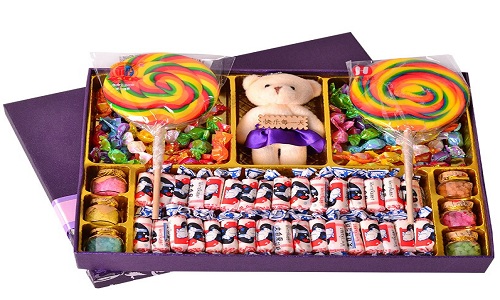 Cadeau D'anniversaire Boîte À Chocolat Arc-En-Ciel