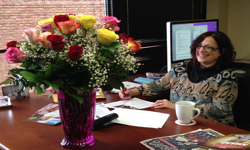 Surprenez-les avec des fleurs