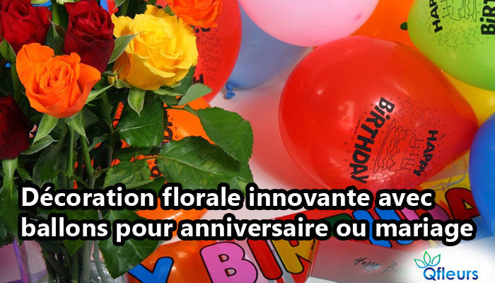 birthday decoration with flowers