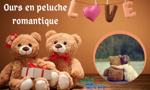 Ours en peluche romantique 