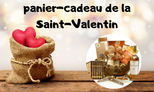Panier-cadeau de la Saint-Valentin