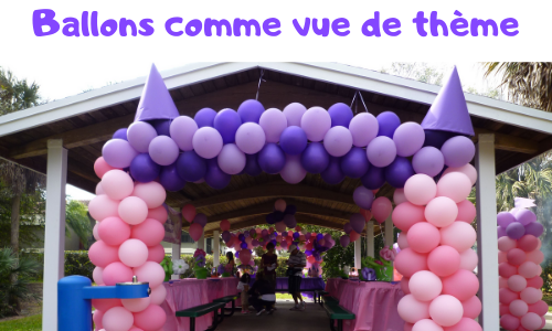 Ballons comme vue de thème 