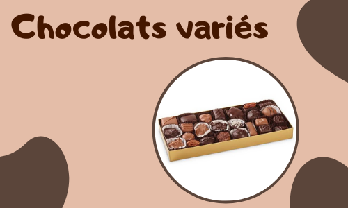 Chocolats variés