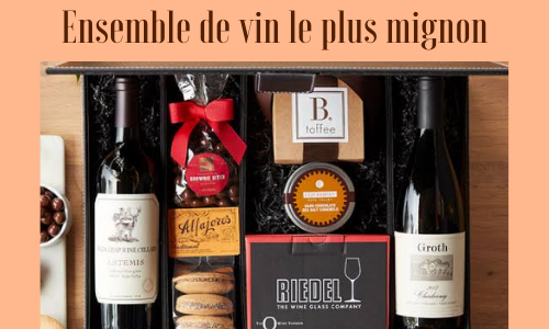 Ensemble de vin le plus mignon