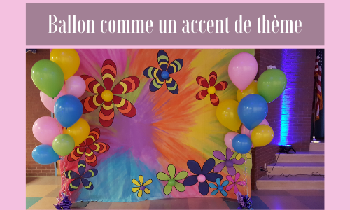 Ballon comme un accent de thème