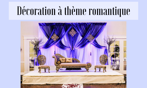 Décoration à thème romantique