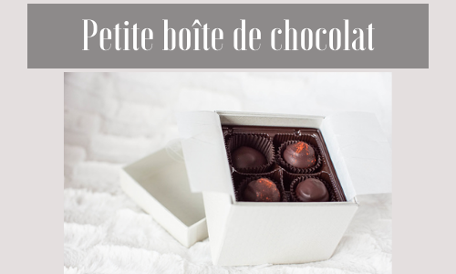 Petite boîte de chocolat