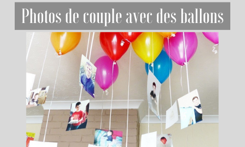 Photos de couple avec des ballons