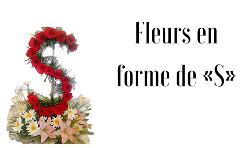 Fleurs en forme de «S»