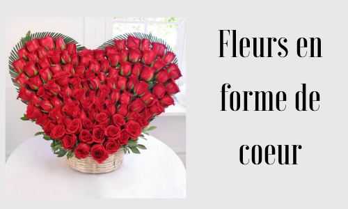 Fleurs en forme de coeur