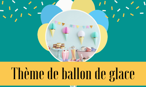 Thème de ballon de glace