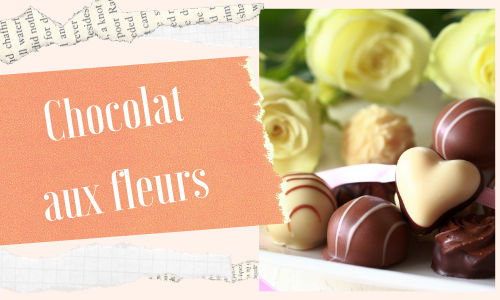 Chocolat aux fleurs