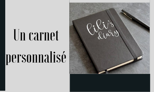 Un carnet personnalisé