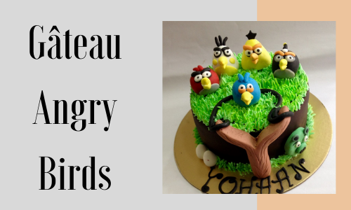 Gâteau Angry Birds