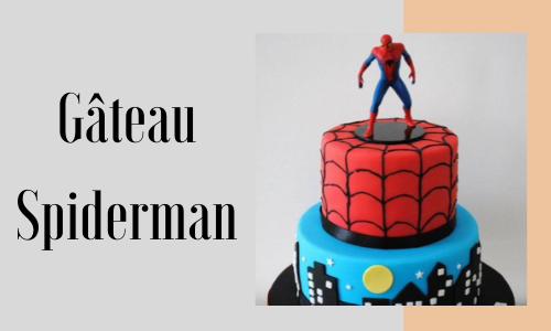 Gâteau Spiderman
