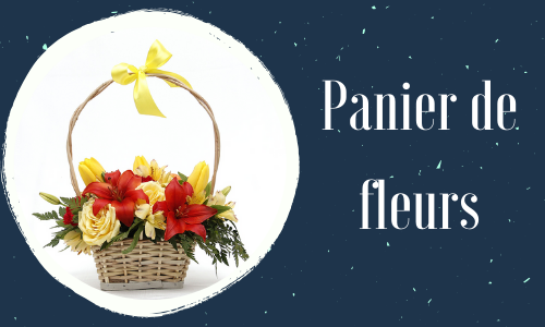 Panier de fleurs