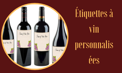 Étiquettes à vin personnalisées