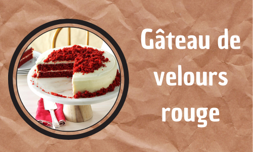 Gâteau de velours rouge