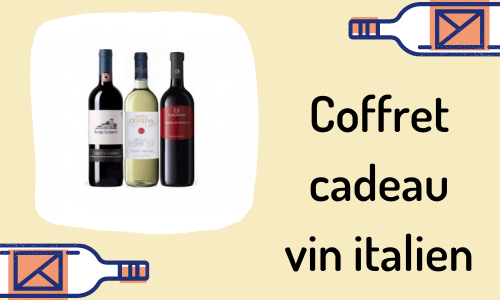 Coffret cadeau vin italien