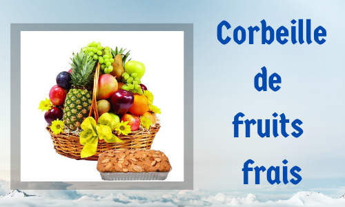 Corbeille de fruits frais