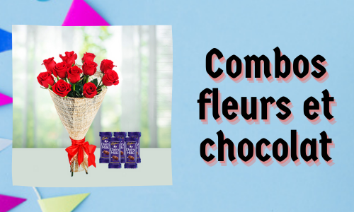 Combos fleurs et chocolat