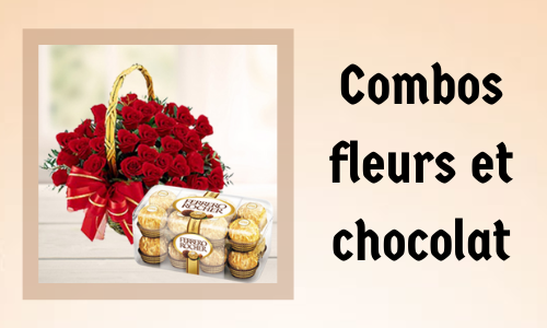Combos fleurs et chocolat