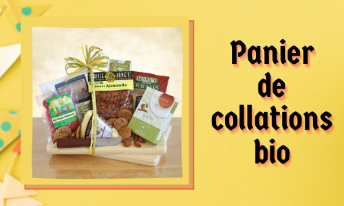 Panier de collations bio
