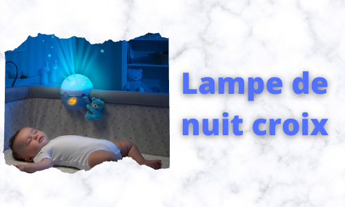 Lampe de nuit croisée