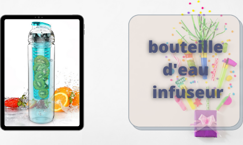 bouteille d'eau infuseur