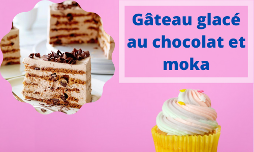 Gâteau glacé au chocolat et moka