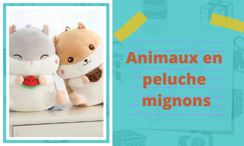 Animaux en peluche mignons