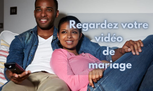 Regardez votre vidéo de mariage