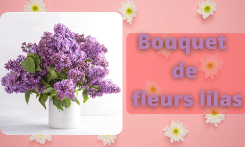 Bouquet de fleurs lilas