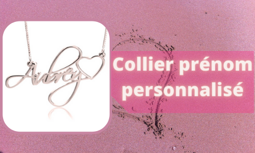 Collier prénom personnalisé
