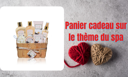 Panier cadeau sur le th&egrave;me du spa