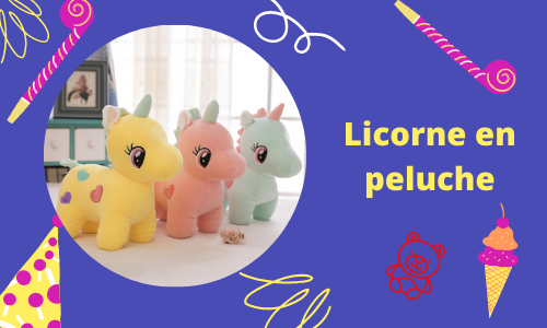Licorne en peluche