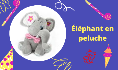 Éléphant en peluche