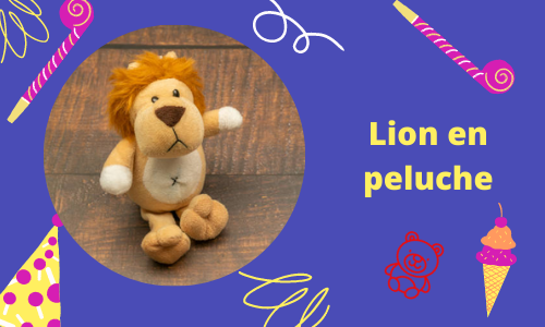Lion en peluche