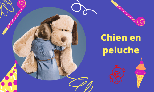 Chien en peluche