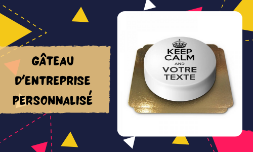 G&acirc;teau d'entreprise personnalis&eacute;