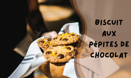 Biscuit aux p&eacute;pites de chocolat