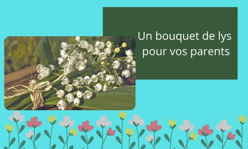 Un bouquet de lys pour vos parents