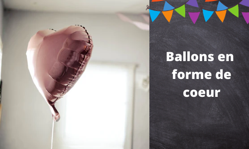 Ballons en forme de Coeur