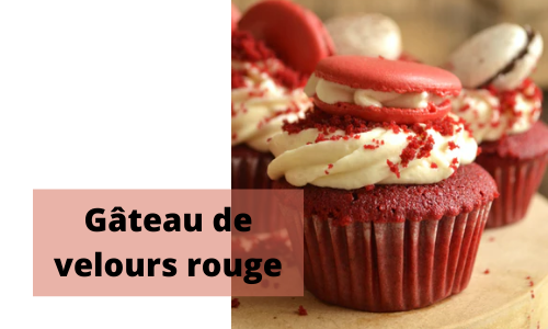 g&acirc;teau de velours rouge