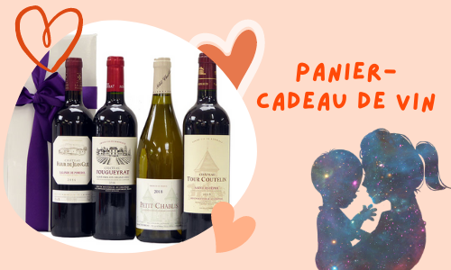 Panier-cadeau de vin