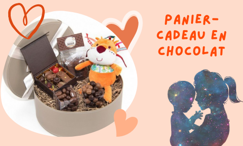 Panier-cadeau en chocolat