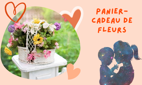 Panier-cadeau de fleurs