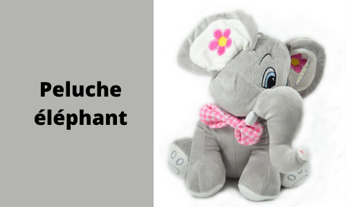 Peluche &eacute;l&eacute;phant